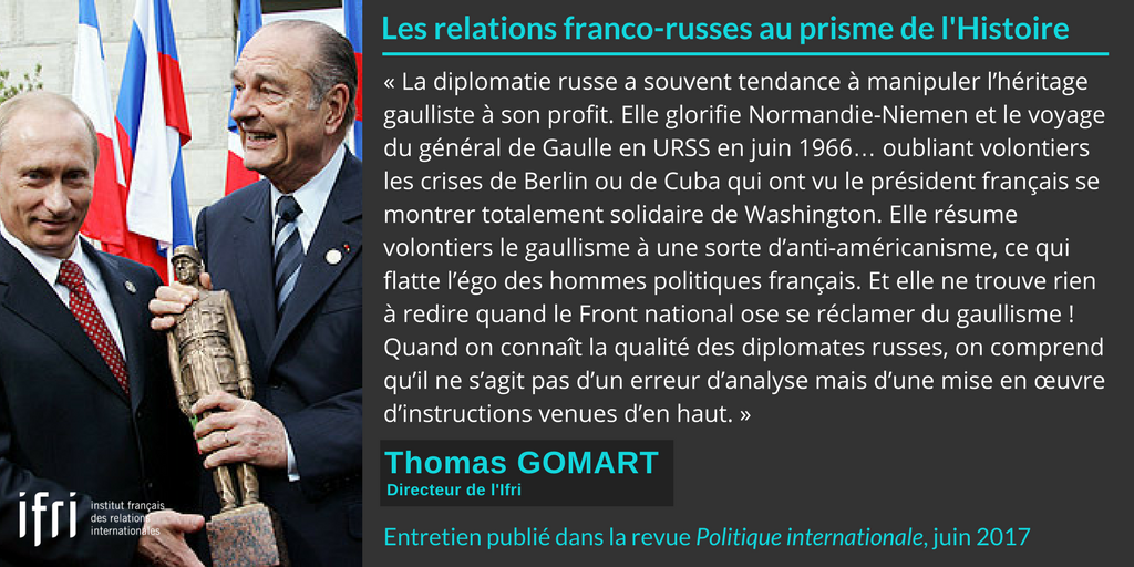 Citation - Russie - Thomas Gomart - Politique internationale - juin 2017