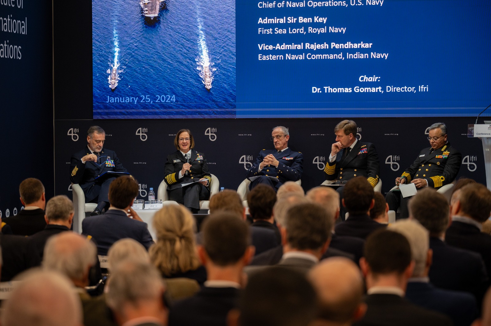 Conférence Navale de Paris 2024, L’ÉVOLUTION DU RÔLE DU GROUPE AÉRONAVAL, 25 janvier 2024.jpg