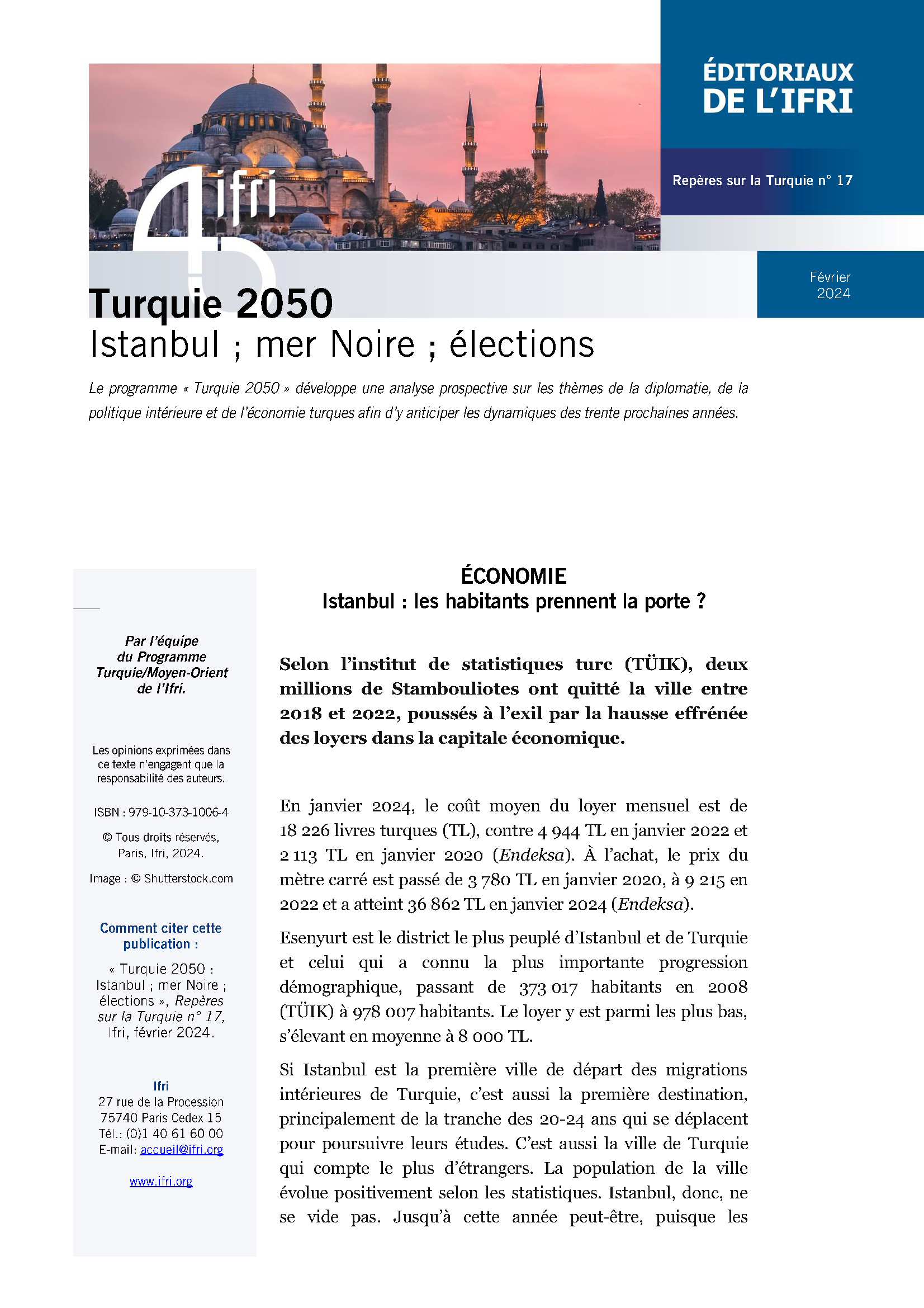 Repères sur la Turquie n°17