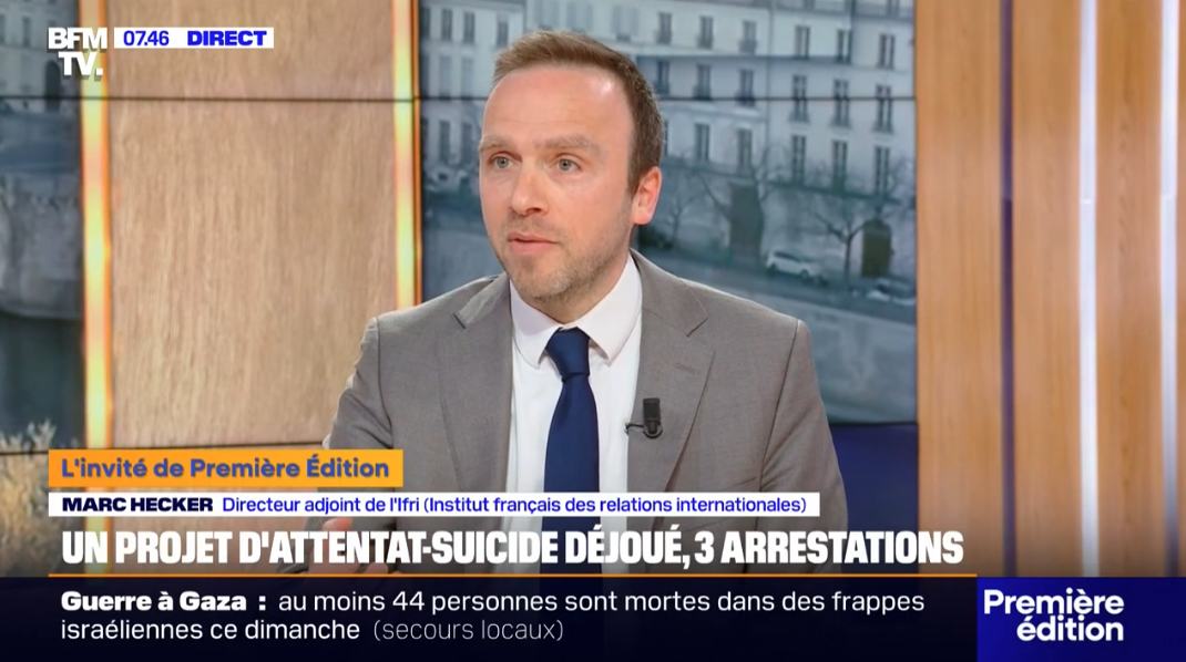 Projet d'attentat déjoué dans le Nord: "La menace terroriste est élevée", assure Marc Hecker (Institut français des relations internationales)