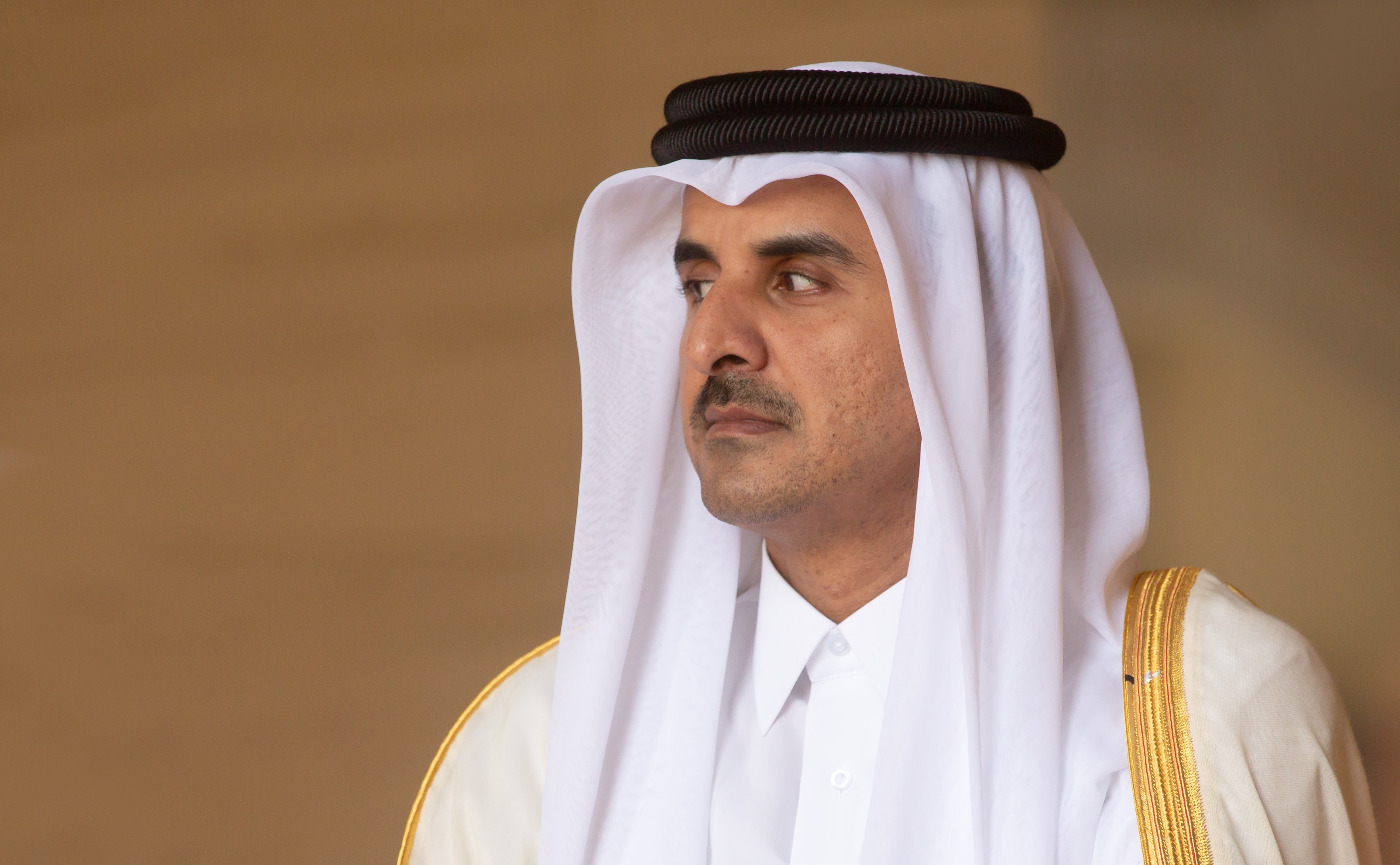 L'Emir du Qatar Tamim ben Hamad Al Thani, le 20 mars 2018