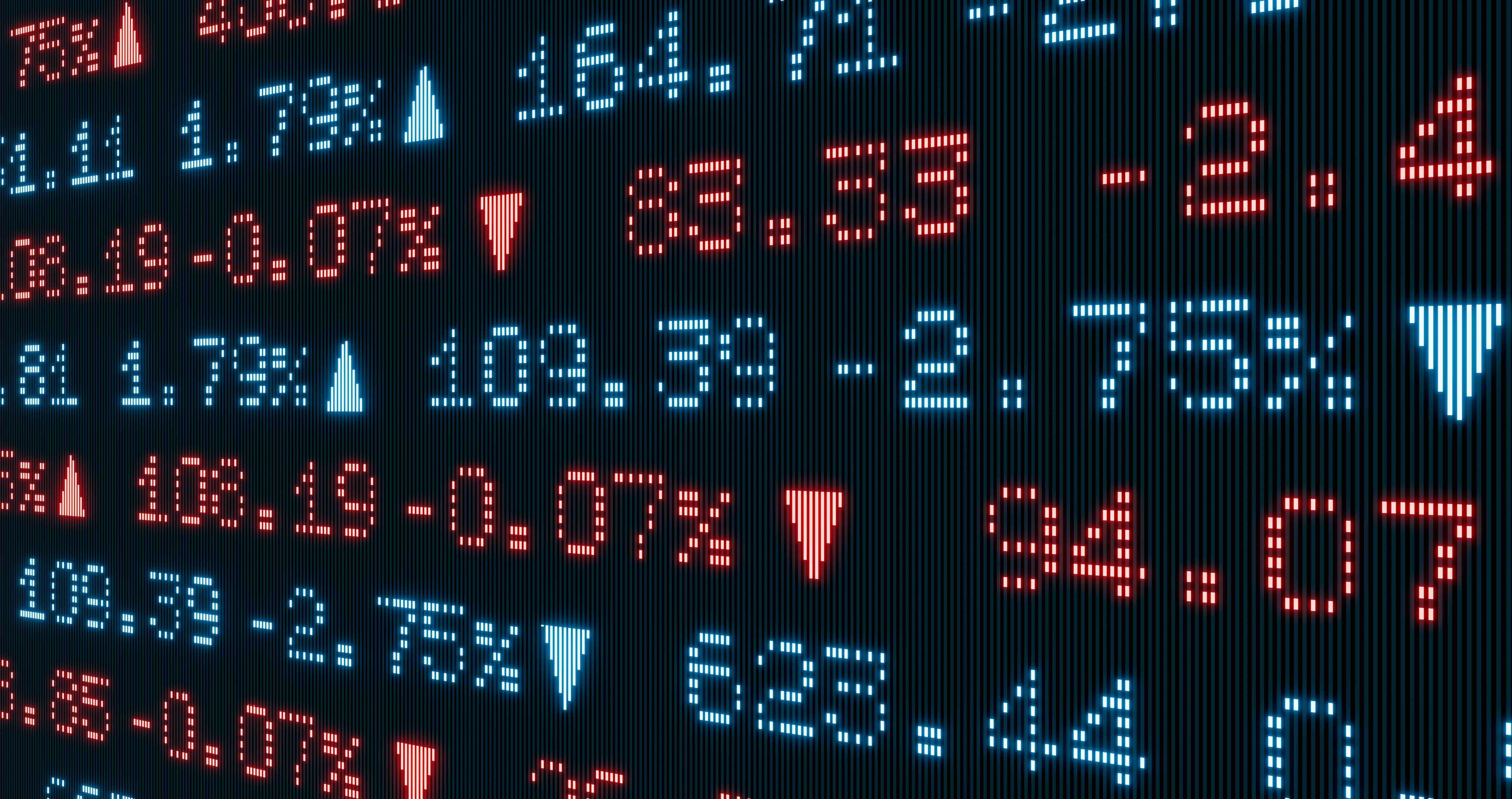 Prix boursiers et variations en pourcentage