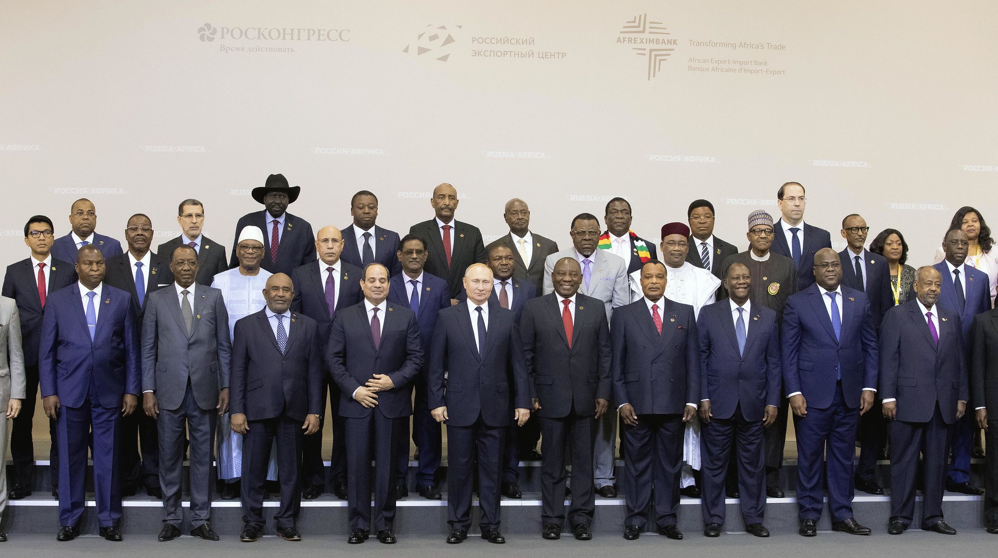First Russia-Africa Summit, in Sochi, Russia, October 2019