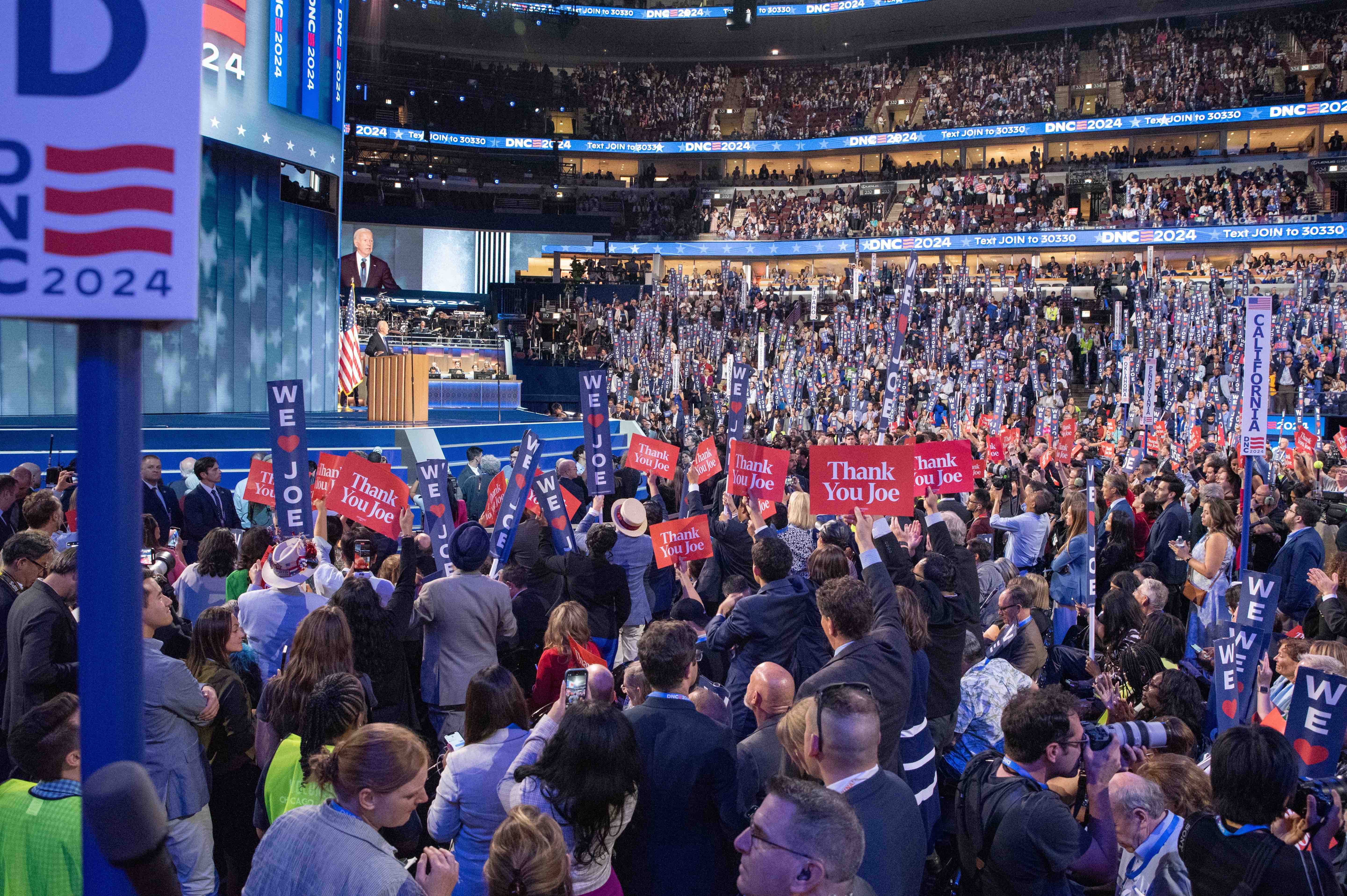 Convention nationale démocrate à Chicago, le 19 août 2024