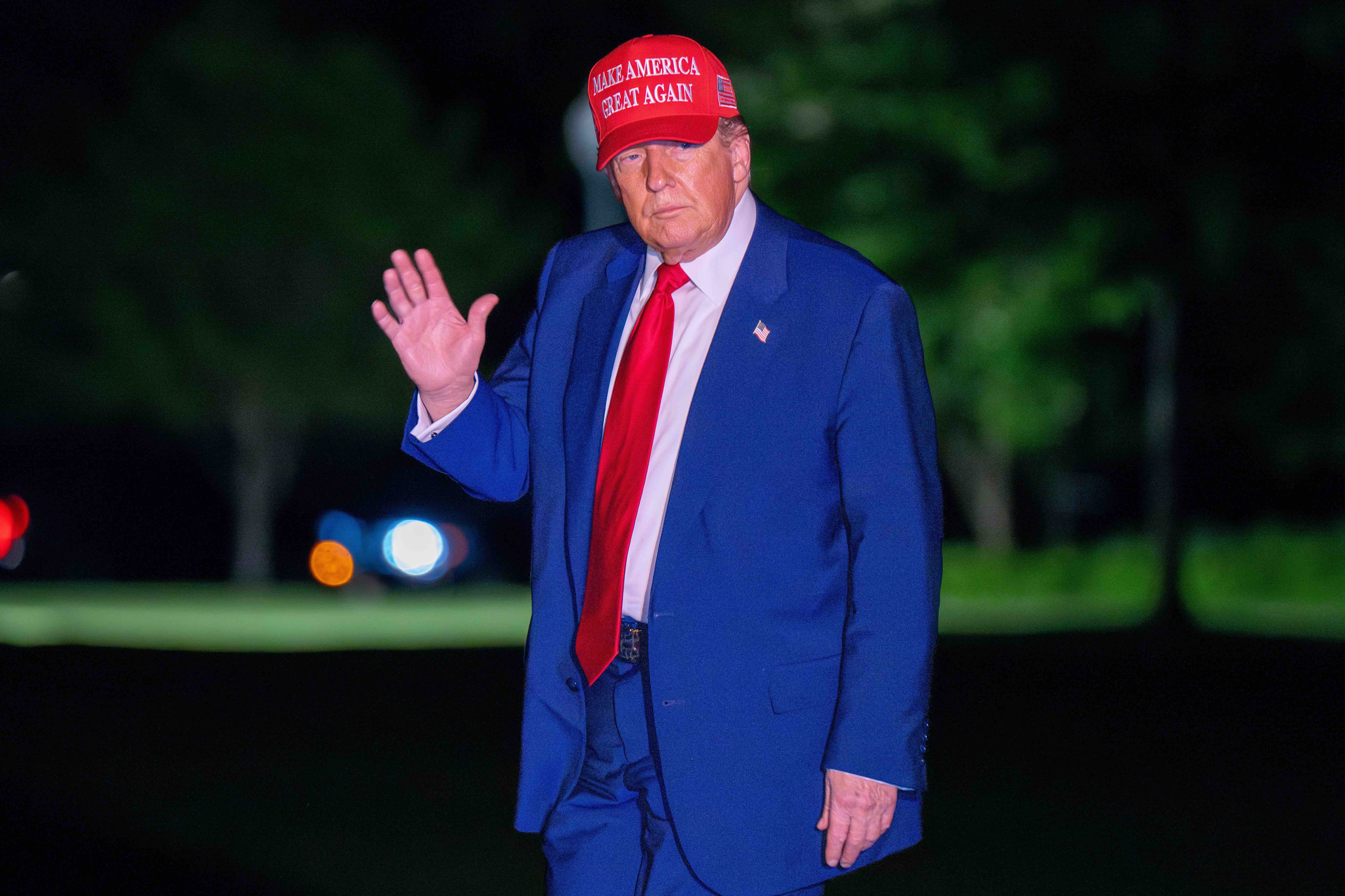 Donald Trump en avril 2025
