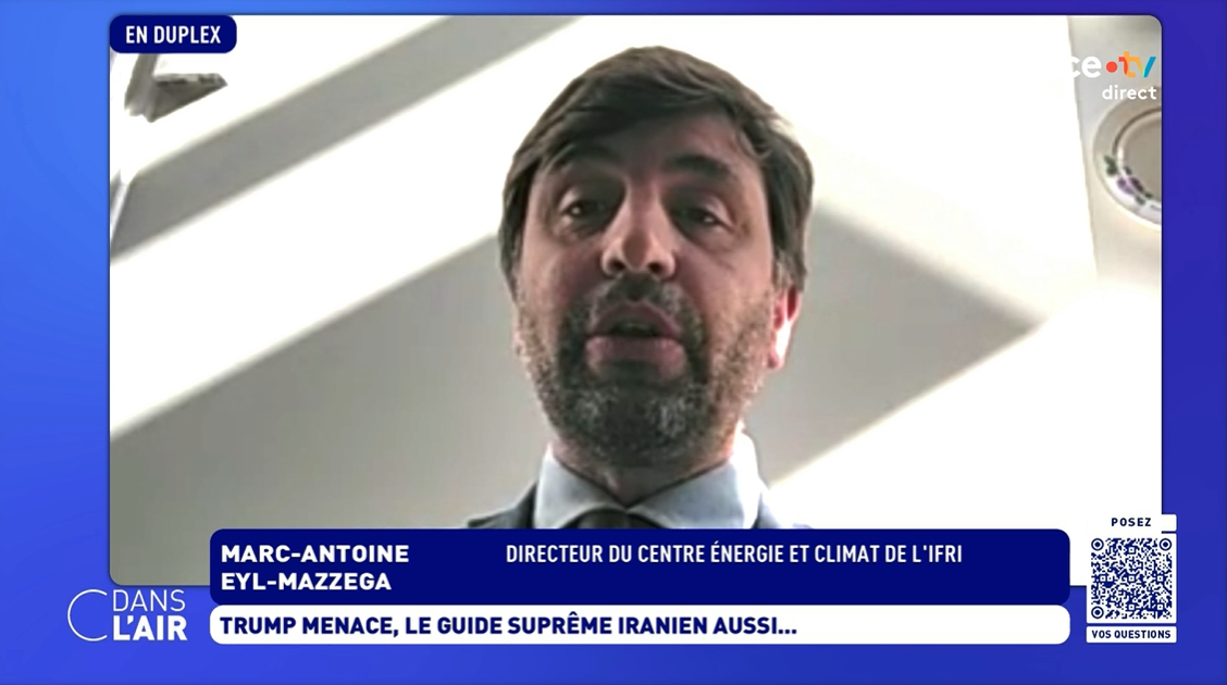 intervention de M.A. Eyl-Mazzega dans l'émission C dans l'air