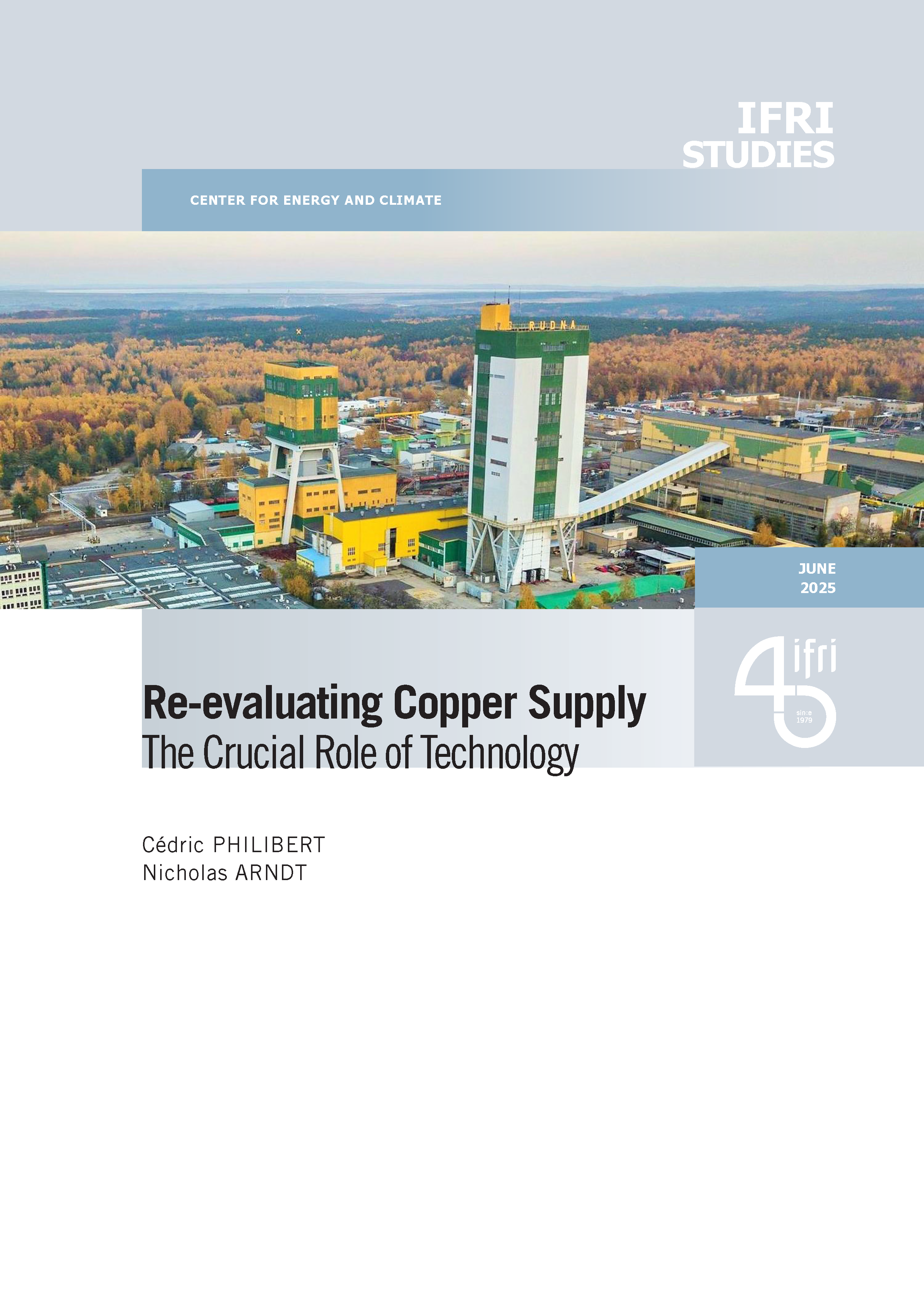 cover of the study on copper supply