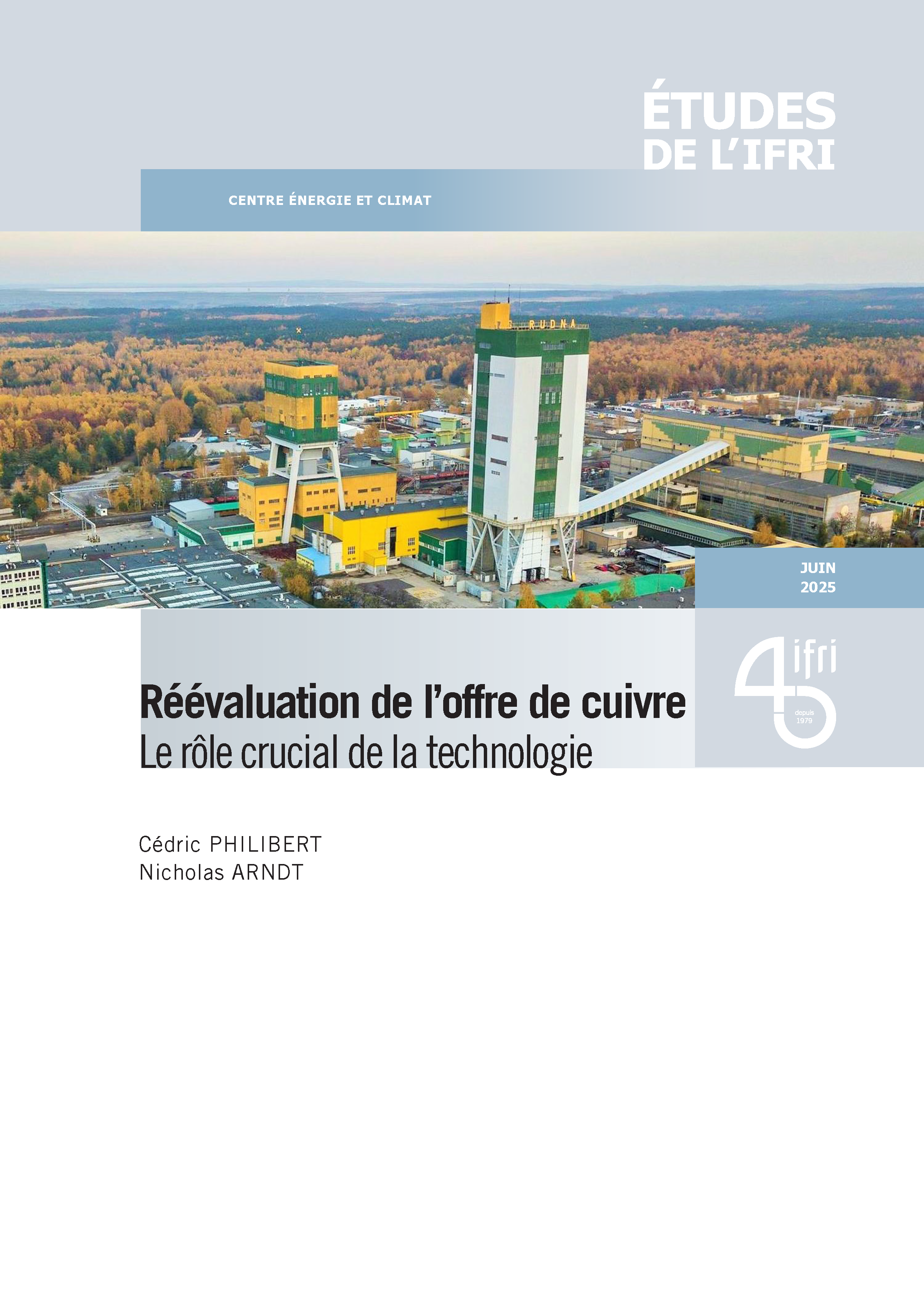 couverture de l'étude de l'ifri sur le cuivre