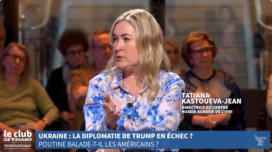 Tatiana Kastouéva-Jean dans Le Club Le Figaro International