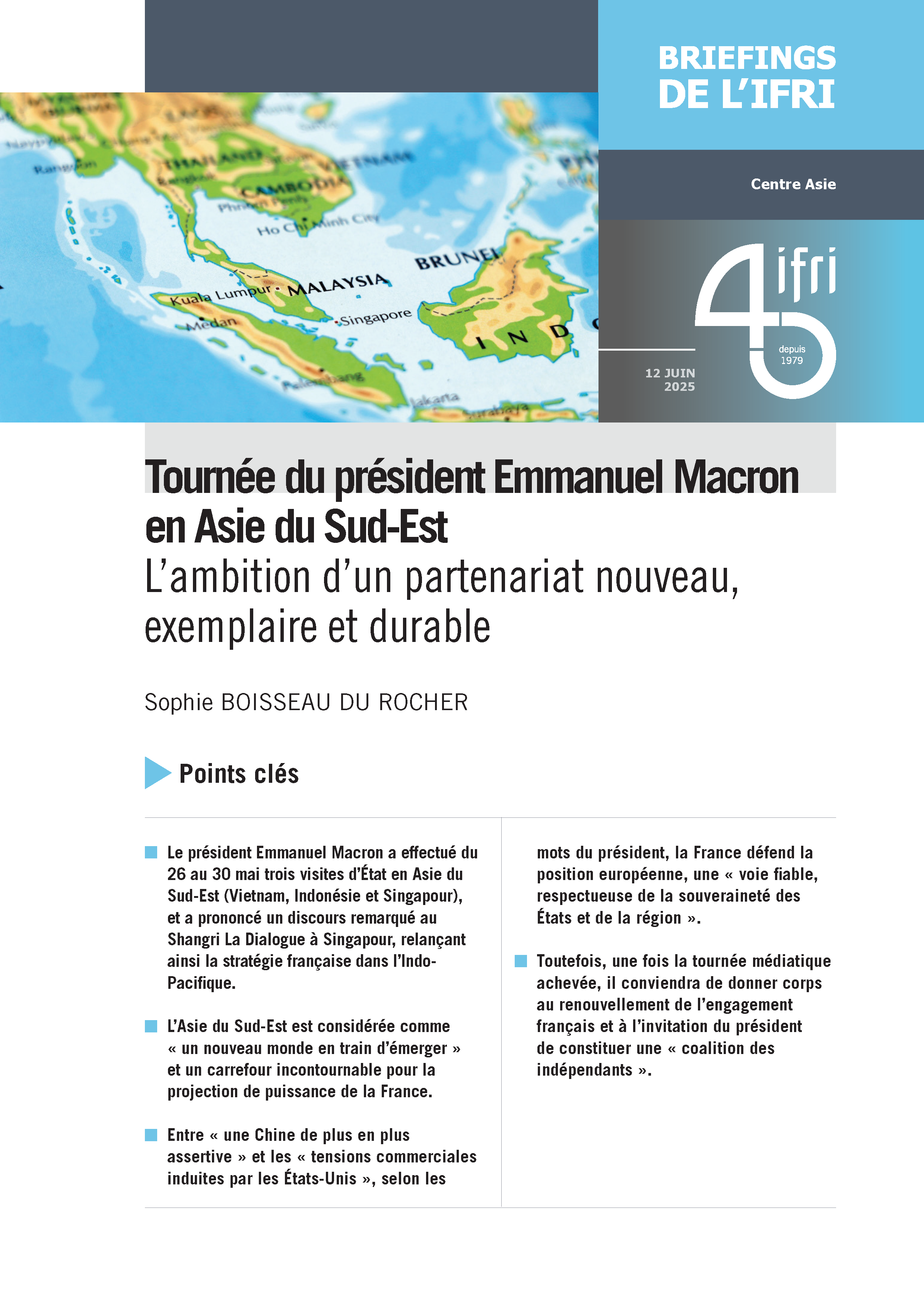 Tournée du Président Emmanuel Macron en Asie de Sud-Est