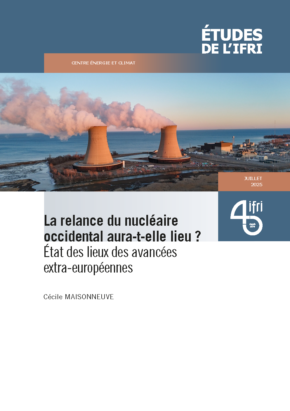Couverture de l'étude de C. Maisonneuve sur le nucléaire extra-européen