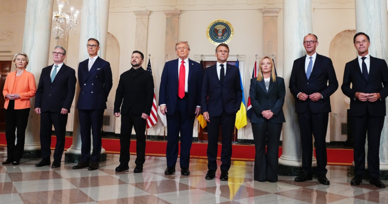 Le président Donald Trump rencontre les dirigeants européens, Washington, D.C. - 18 août 2025