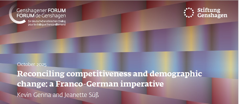 Genshager Workshop Paper | 13th Genshagen Forum for Franco-German Dialogue, Genshagen Foundation, Berlin