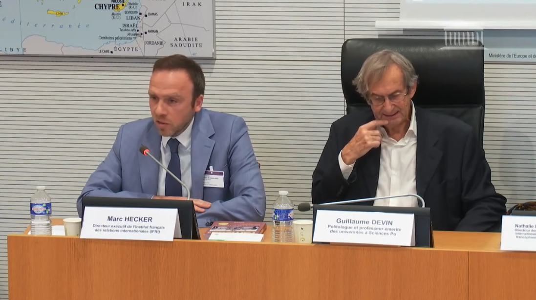 Les dangers pesant sur le multilatéralisme et les nouvelles configurations de la gouvernance mondiale dans l’ordre international Marc Hecker Ifri Commission des affaires étrangères de l'Assemblée nationale    