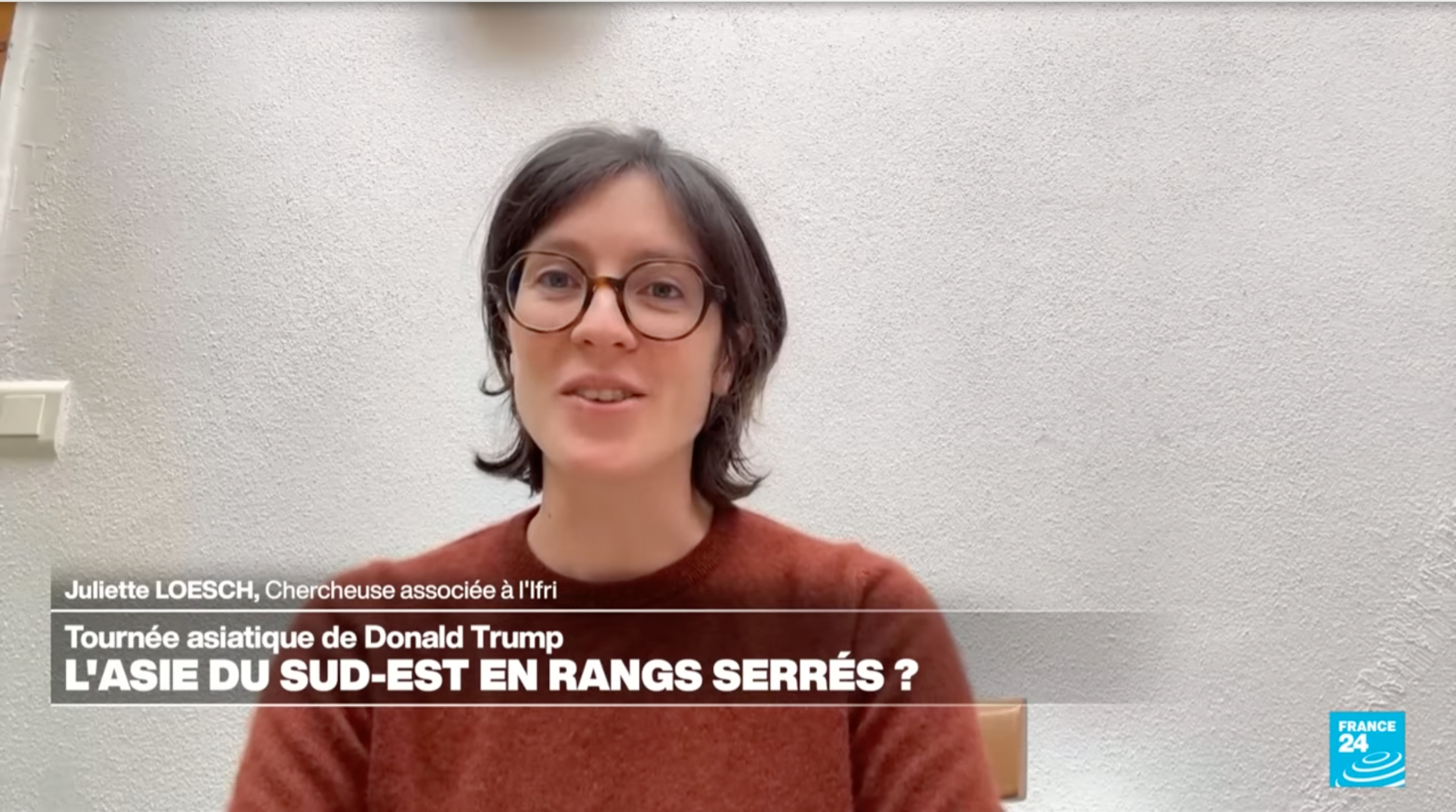 Juliette Loesch dans Parlons-en sur France 24
