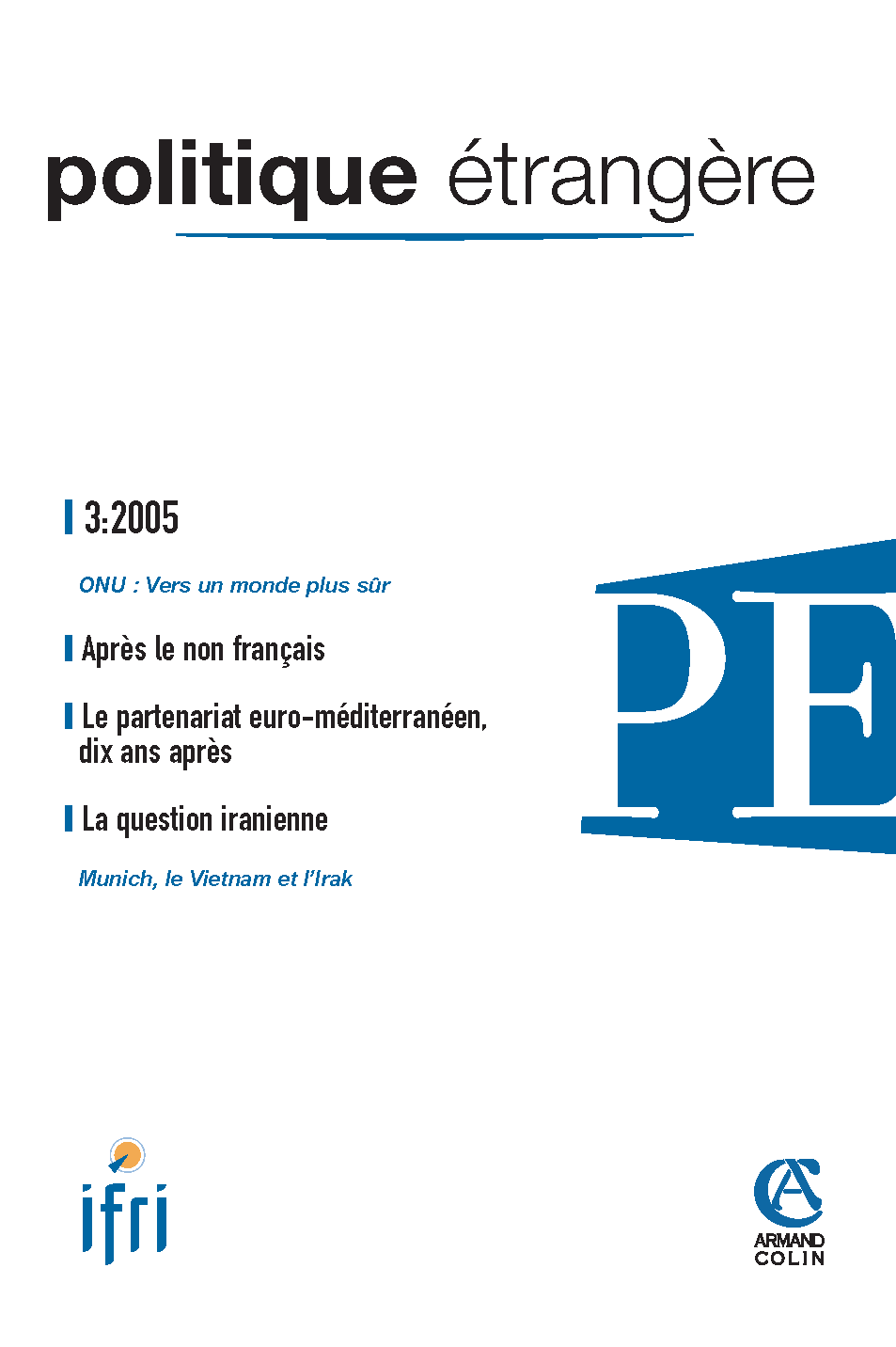 couverture PE 3-2005