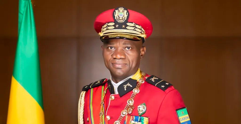 Le président gabonais Brice Oligui Nguema