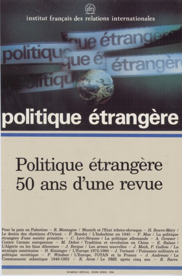 Couverture PE 1-1986