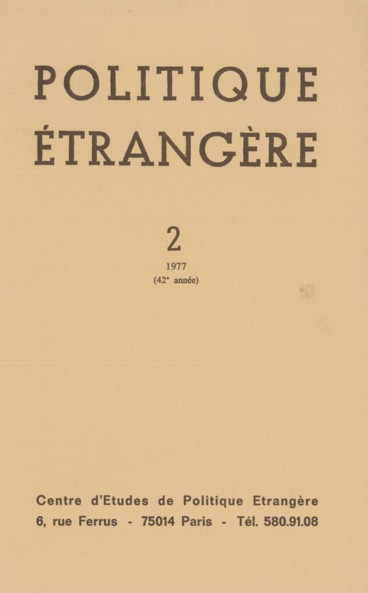Page couverture PE n°2 1977