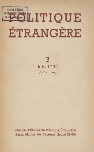 Couverture PE 3-1954