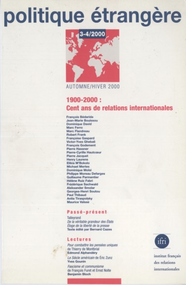 Page couverture PE n°3-4 2000