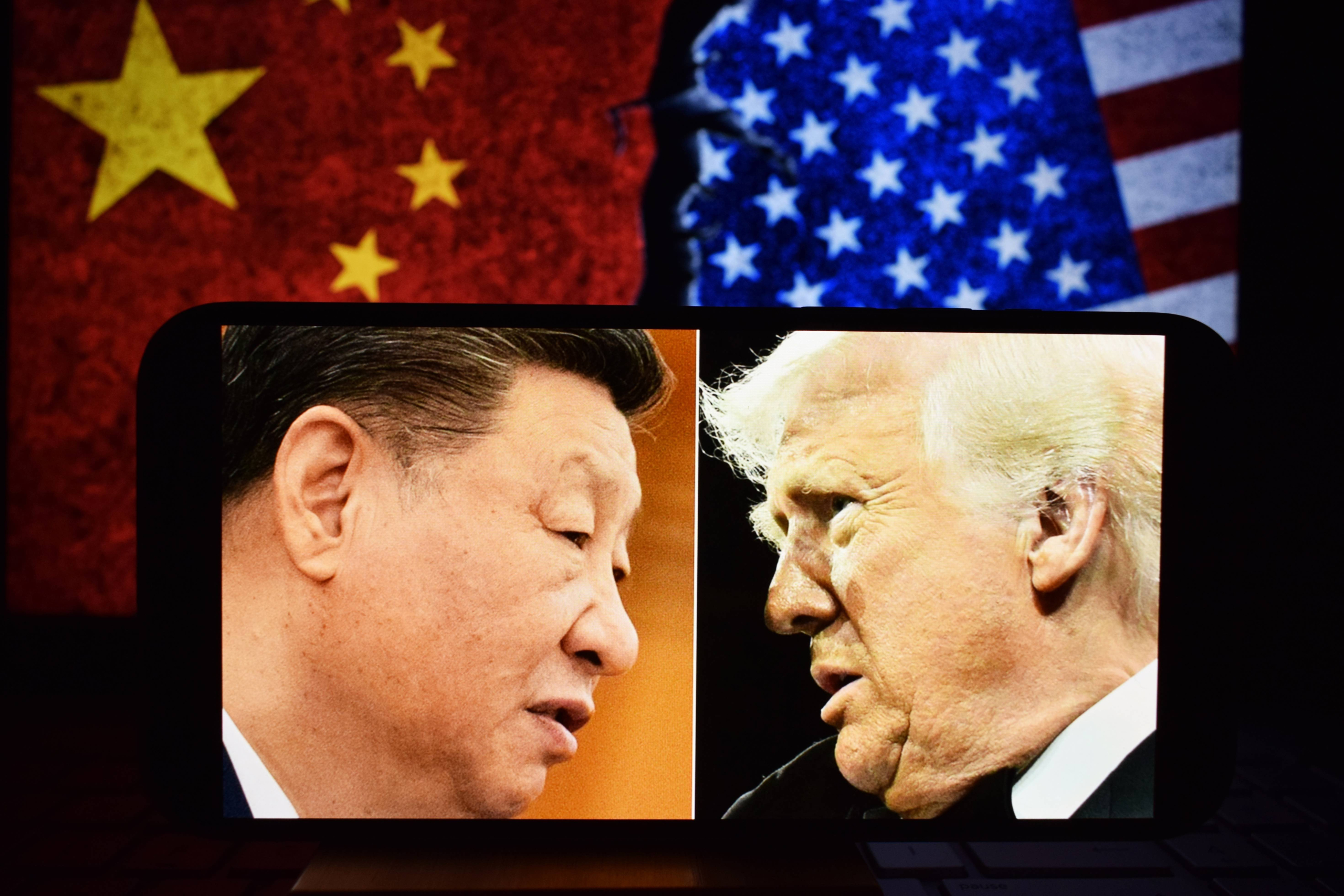 Le président américain Donald Trump et le président de la République Populaire de Chine, Xi Jinping