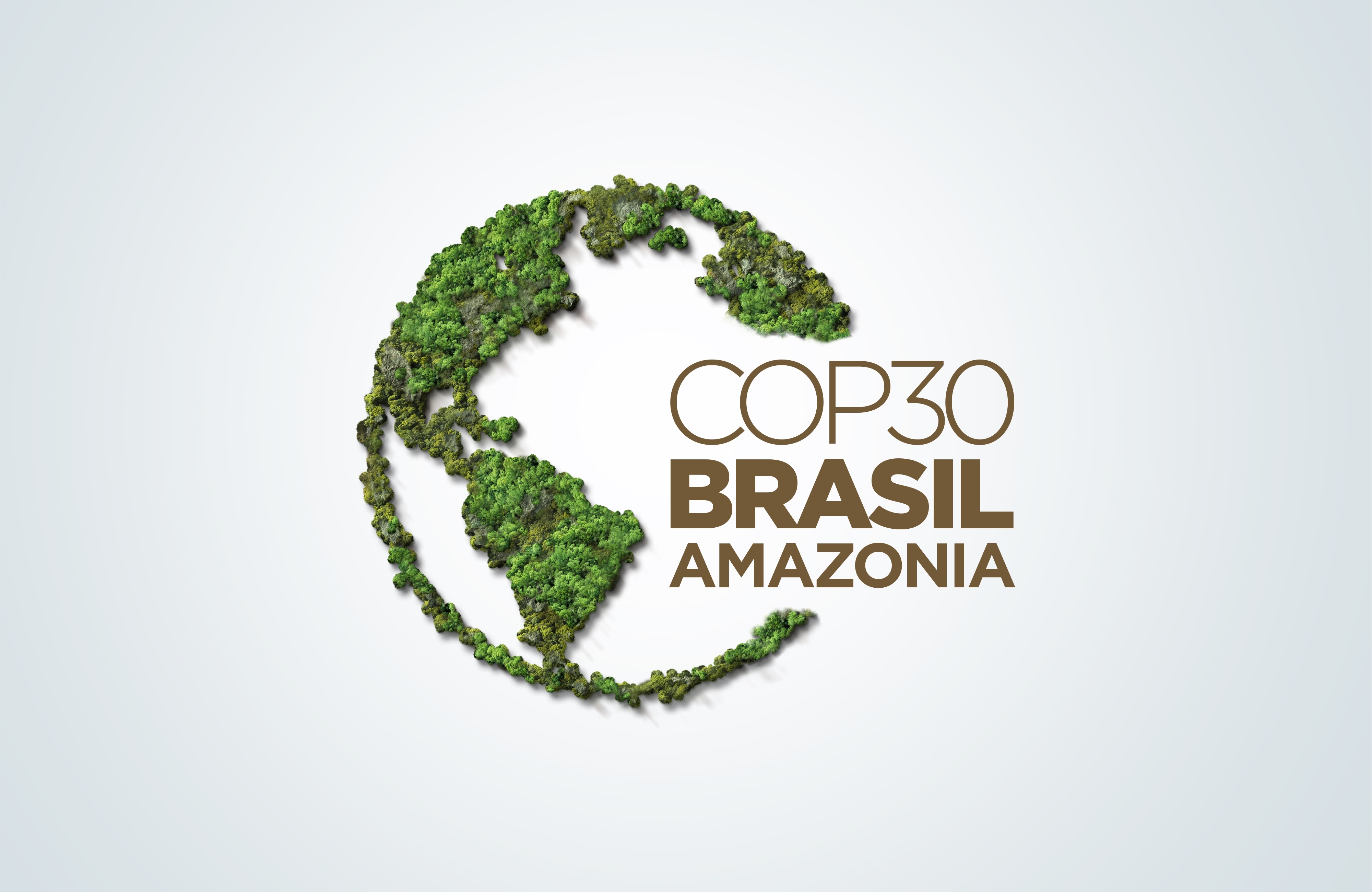 globe avec le logo de la COP30