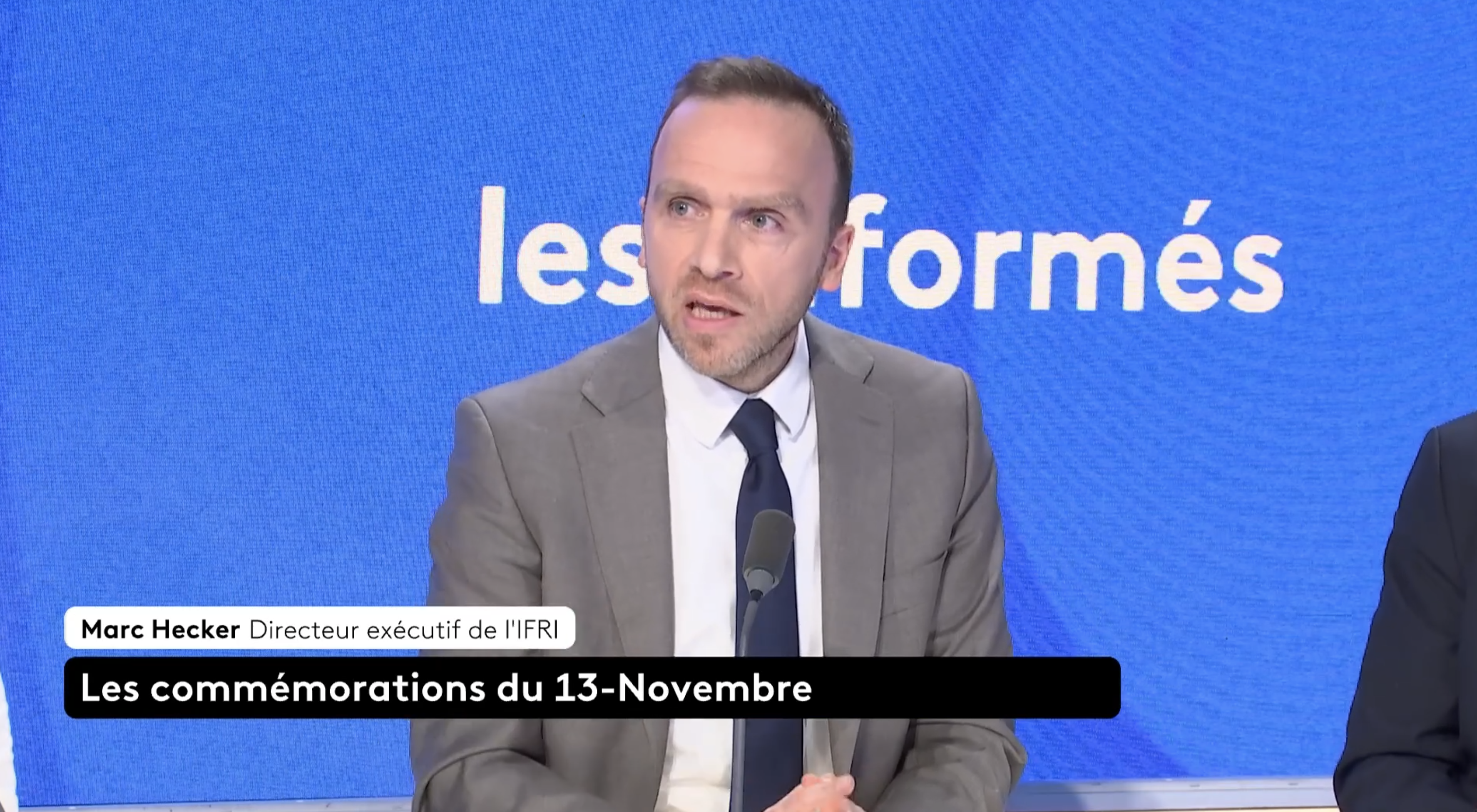 Les commémorations du 13-Novembre Marc Hecker Ifri France info
