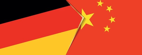Drapeaux Allemagne-Chine