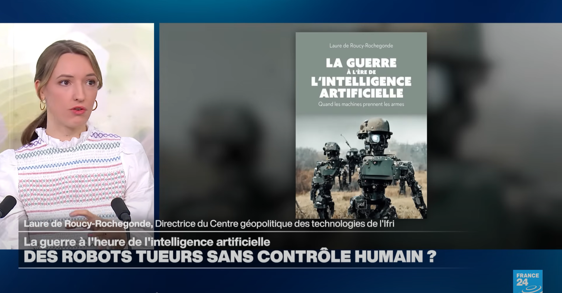 Laure dans le France 24