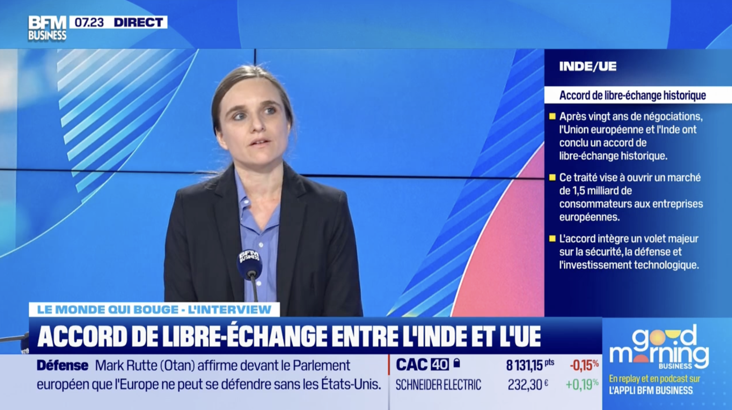 Inde-UE : les enjeux de l'accord Sylvia Malinbaum