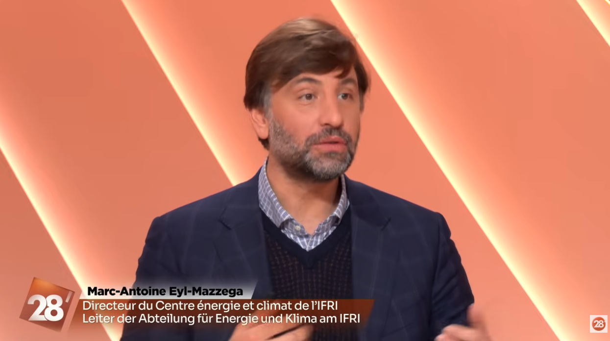Marc-Antoine Eyl-Mazzega en interview dans l'émission 28 mn sur Arte
