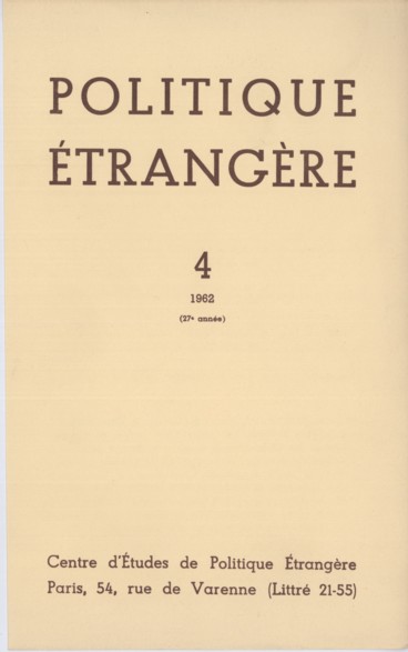 Couverture PE 4-1962