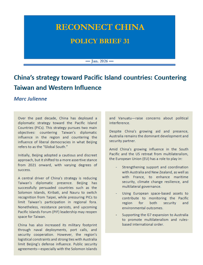 China's Strategy toward PICS_Cover