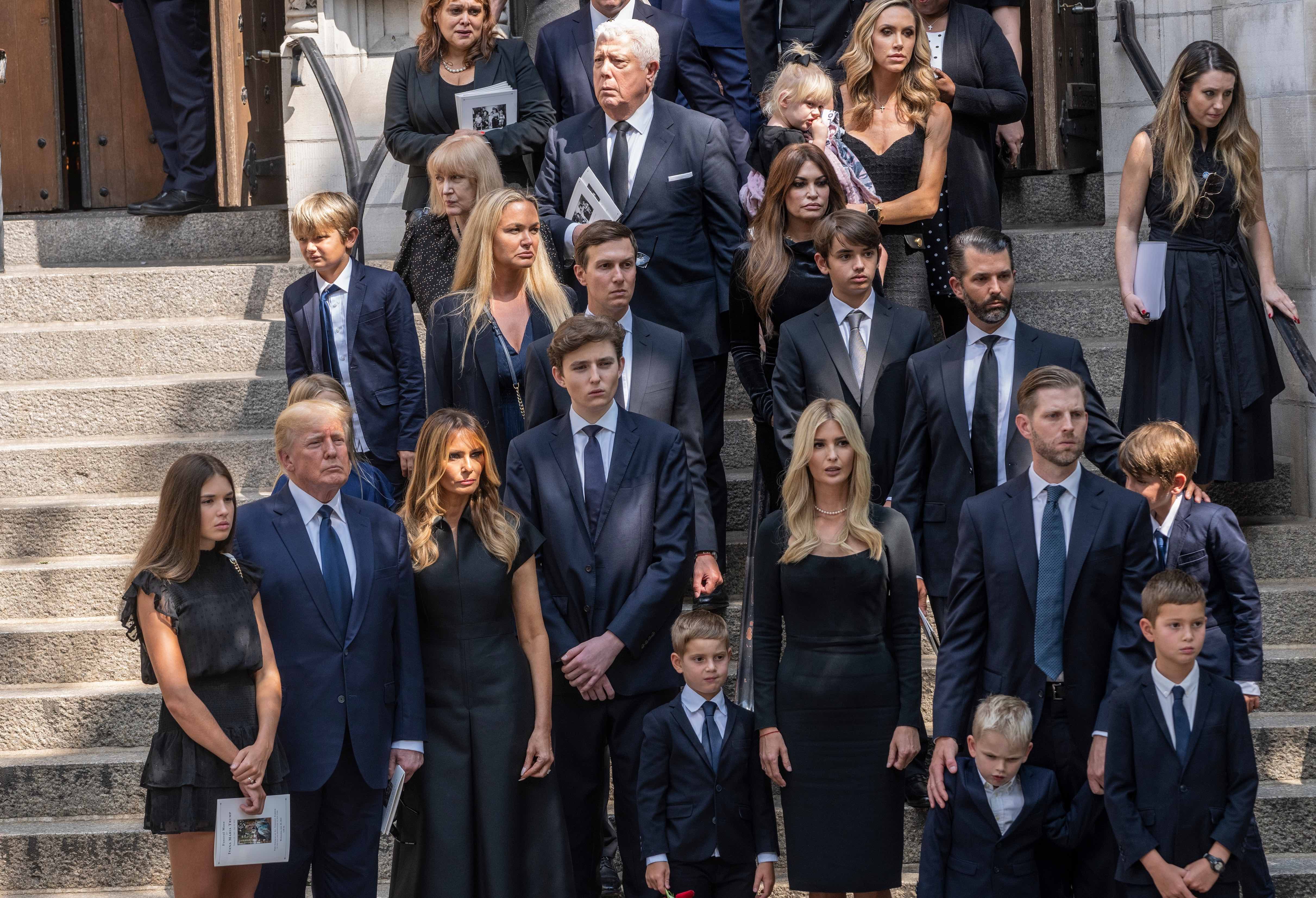 New York - 20 juillet 2022 : Le président Donald Trump et sa famille 
