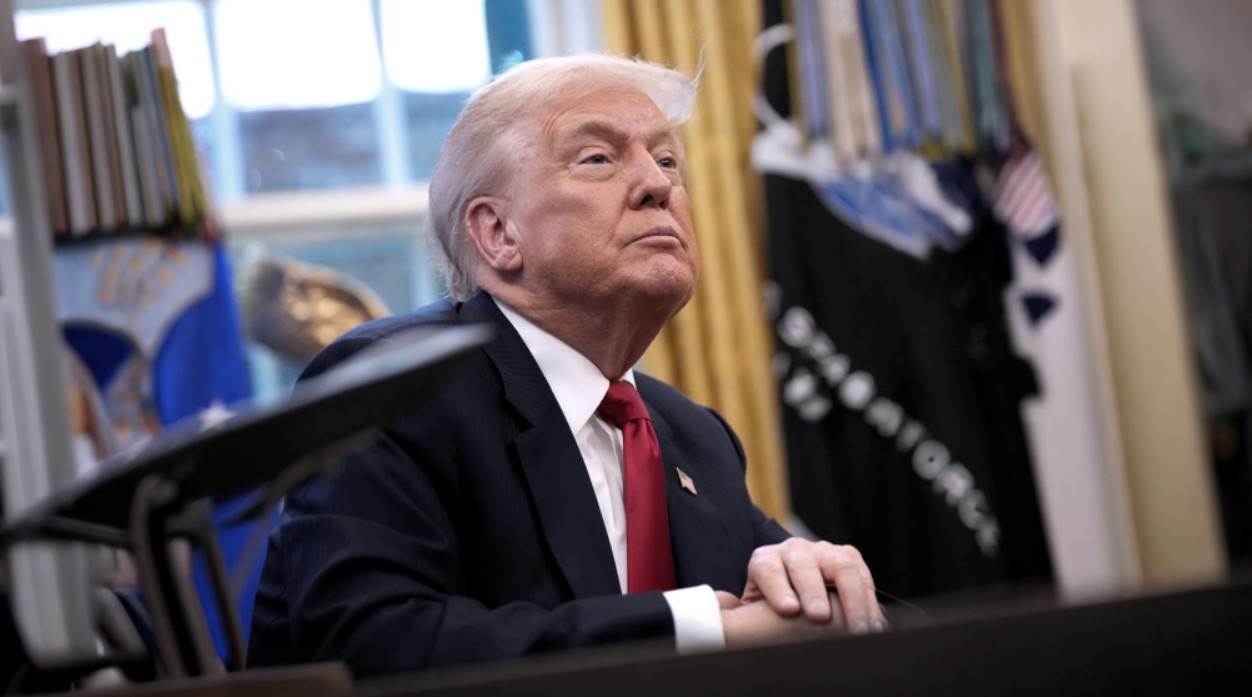 Le président Donald Trump, bureau ovale de la Maison Blanche, Washington. DC - 21 novembre 2025