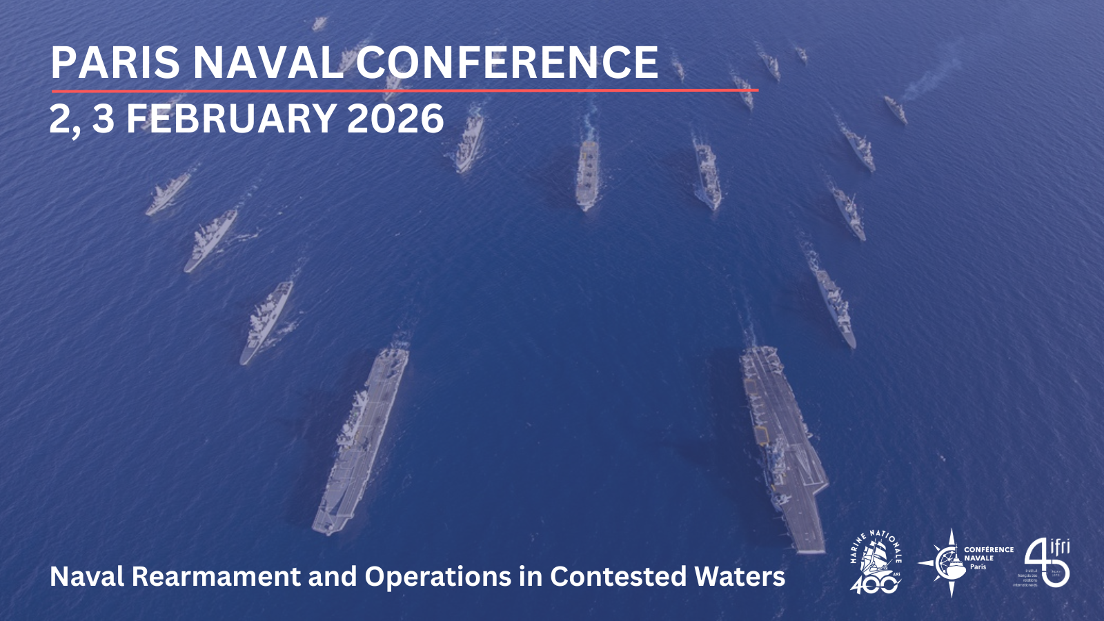 Paris Naval Conference 2026 Naval Rearmament And Operations In Visuel Cnp 26 Eng 