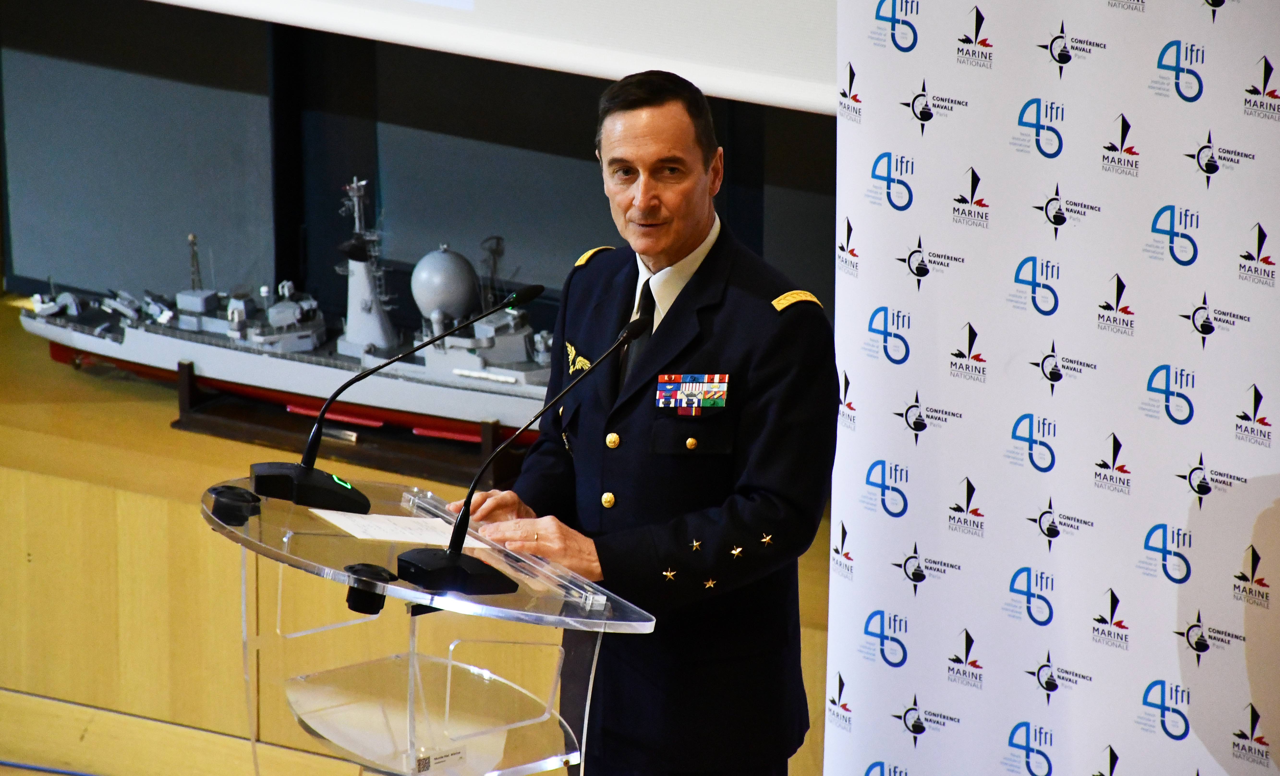 Discours de Fabien Mandon, chef d'état-major des Armées, à la Conférence Navale de Paris 2026