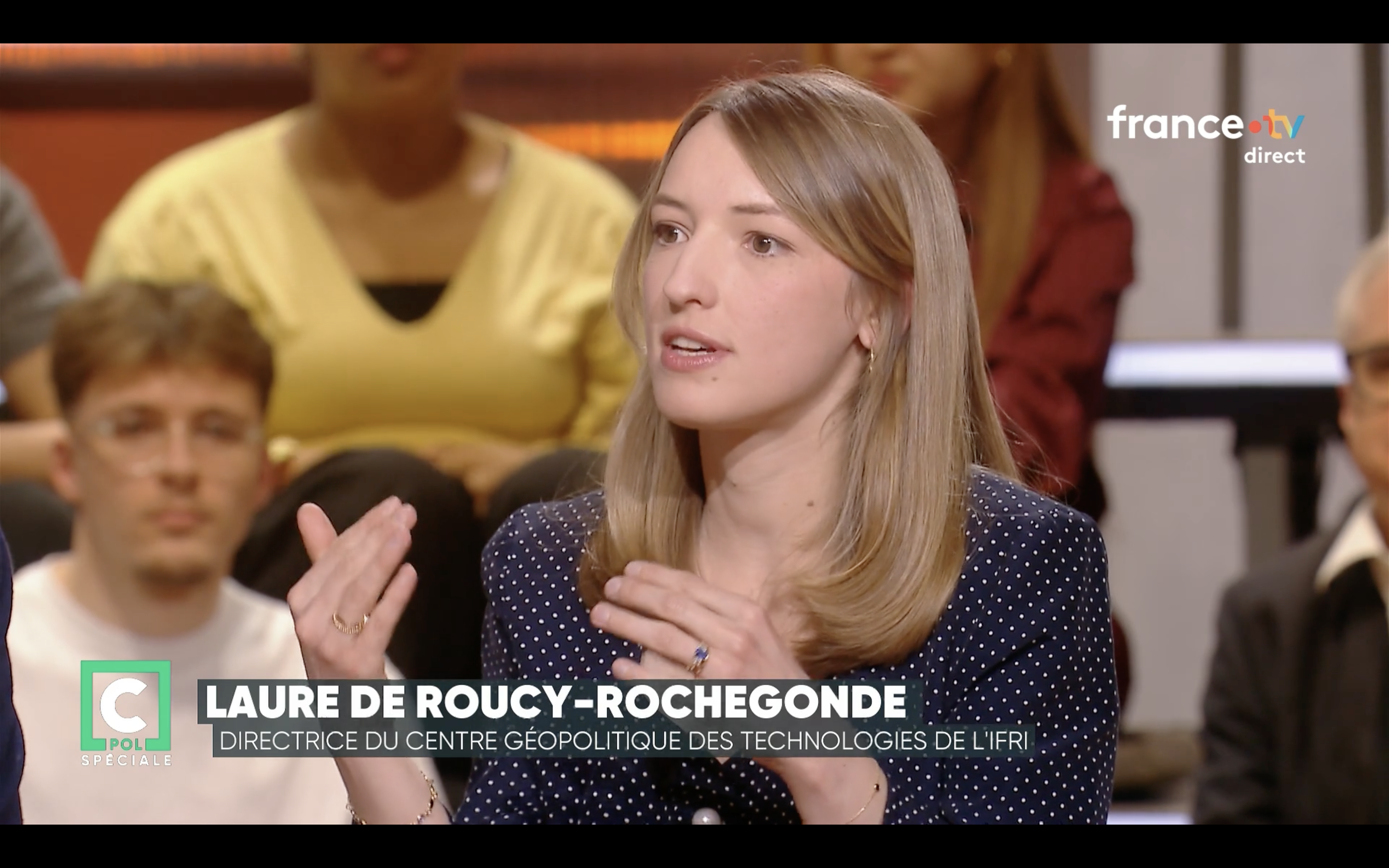 Laure de Roucy-Rochegonde dans C Politique, 8 mars 2026