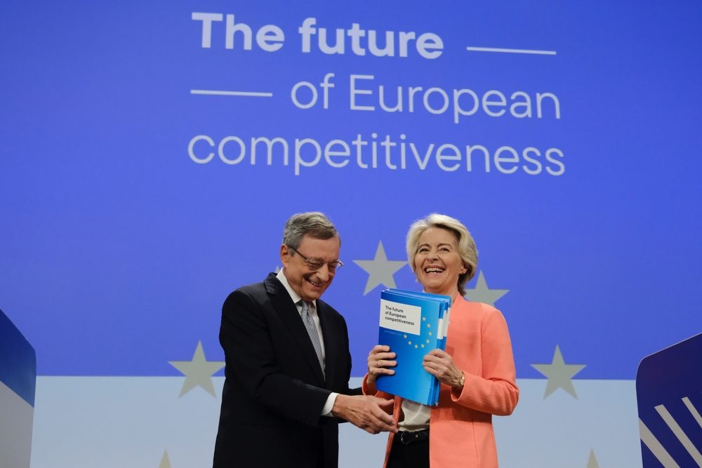 mario draghi and ursula von leyen 