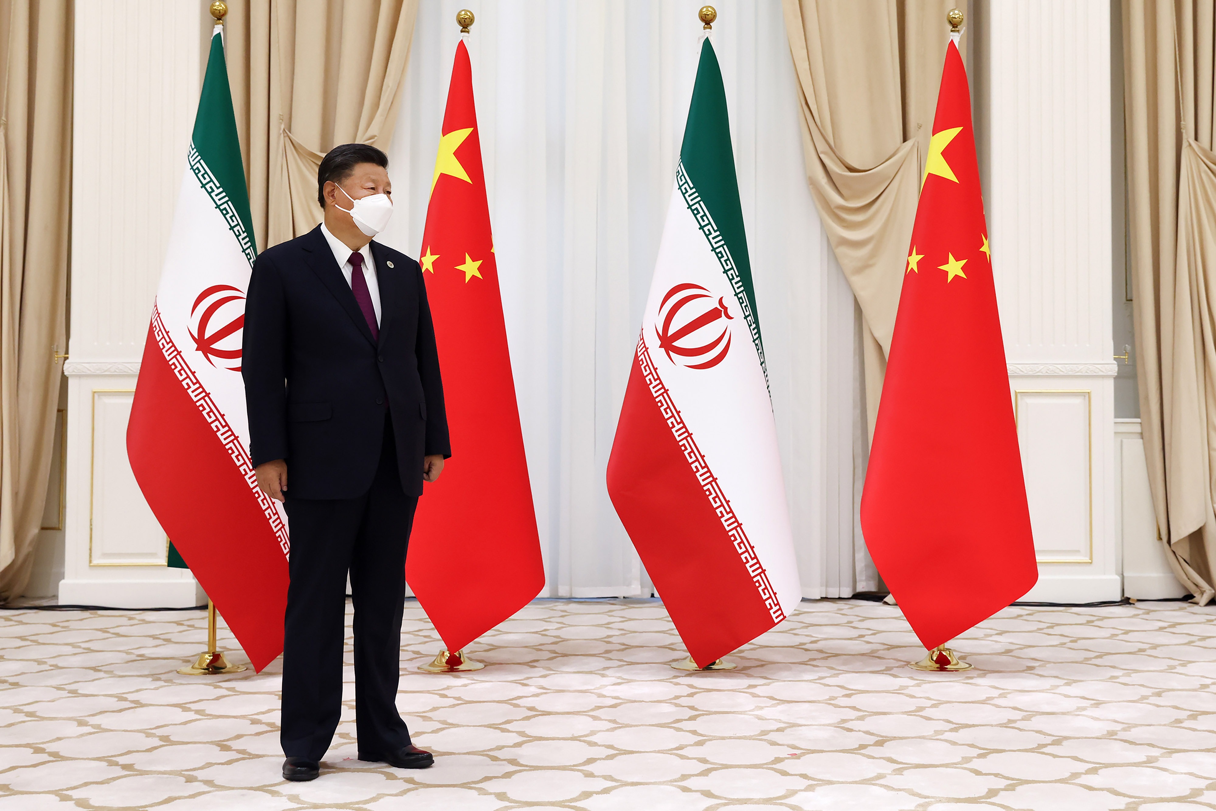 Shanghai Cooperation Organisation (SCO) Leaders' Summit in Samarkand, Uzbekistan - 16 Sep 2022