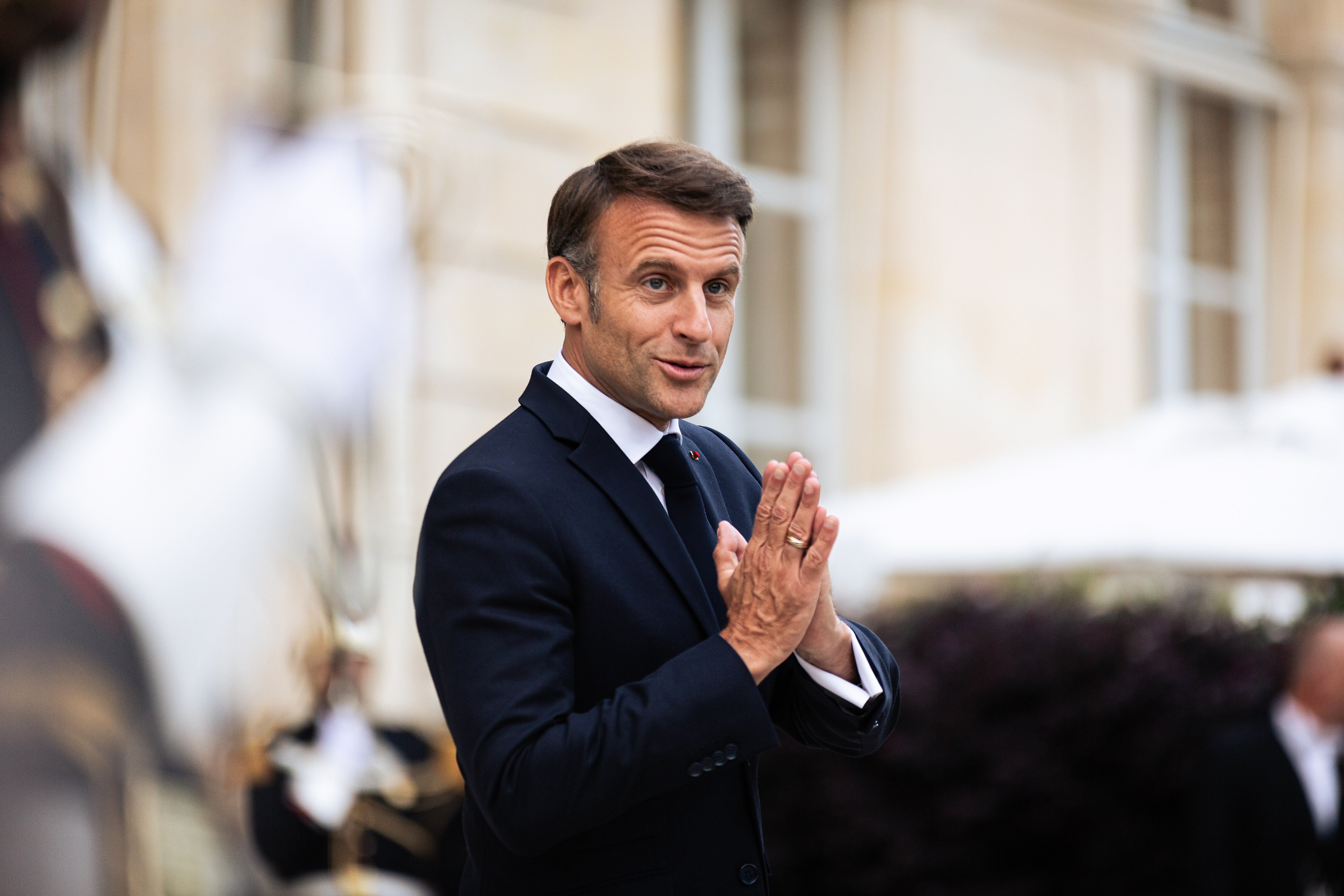 President Emmanuel Macron, July 24, 2024.