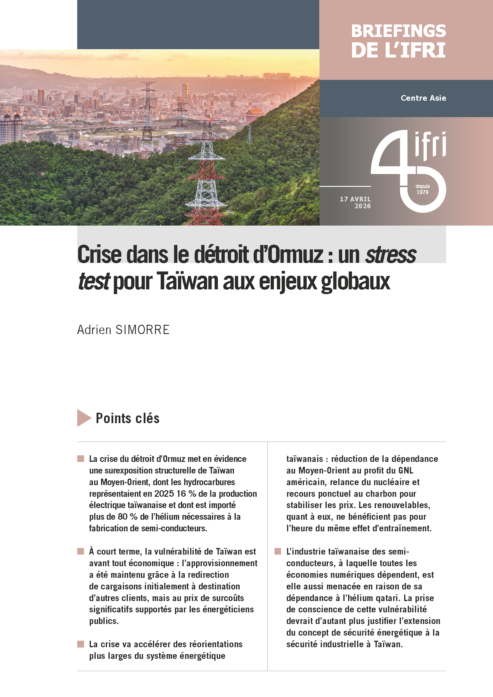 Couverture Briefing Adrien Simorre