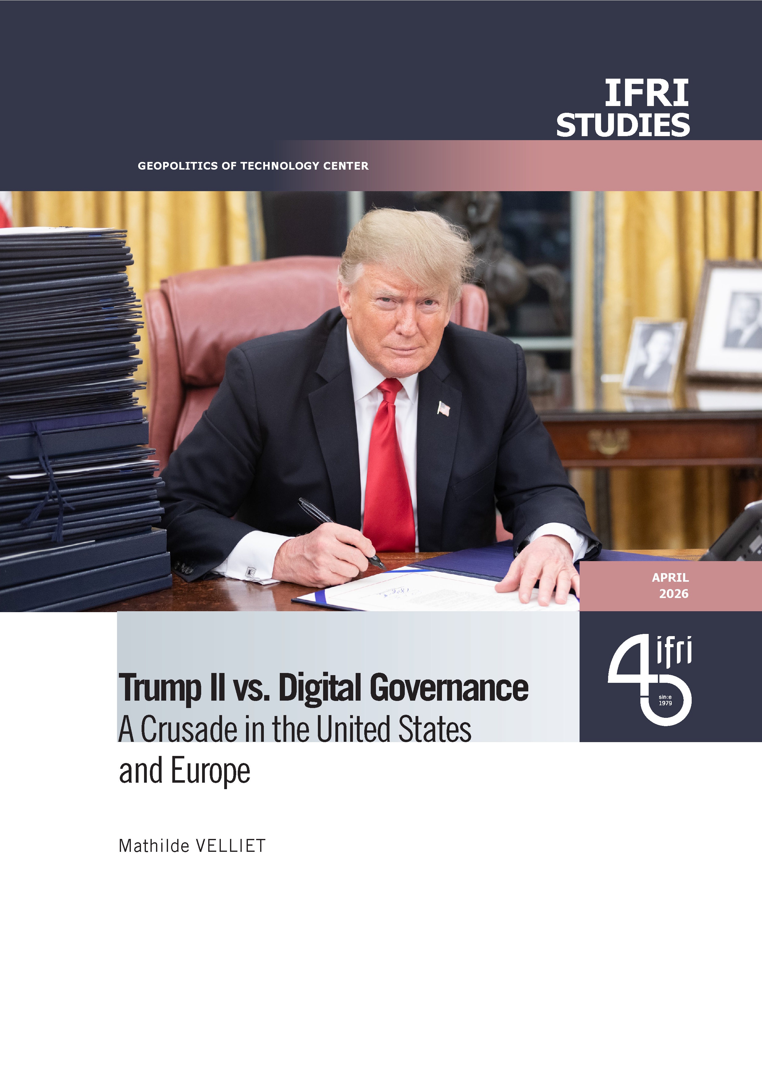 Couverture Ifri Velliet Trump II