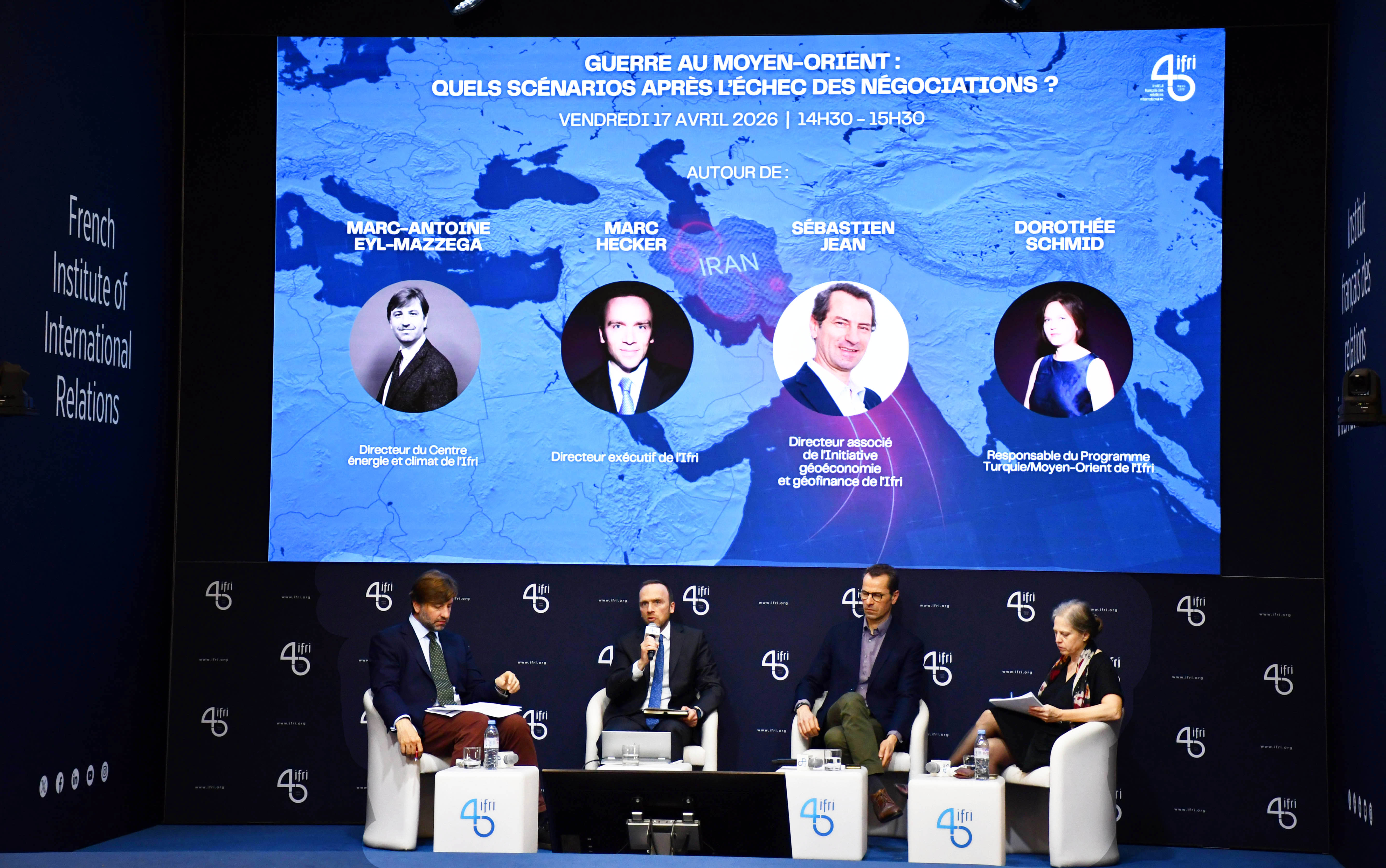 Guerre au Moyen-Orient : quels scénarios après l’échec des négociations ? Ifri Marc Antoine Eyl Mazzega, Marc Hecker, Dorothée Schmidt, Sébastien Jean