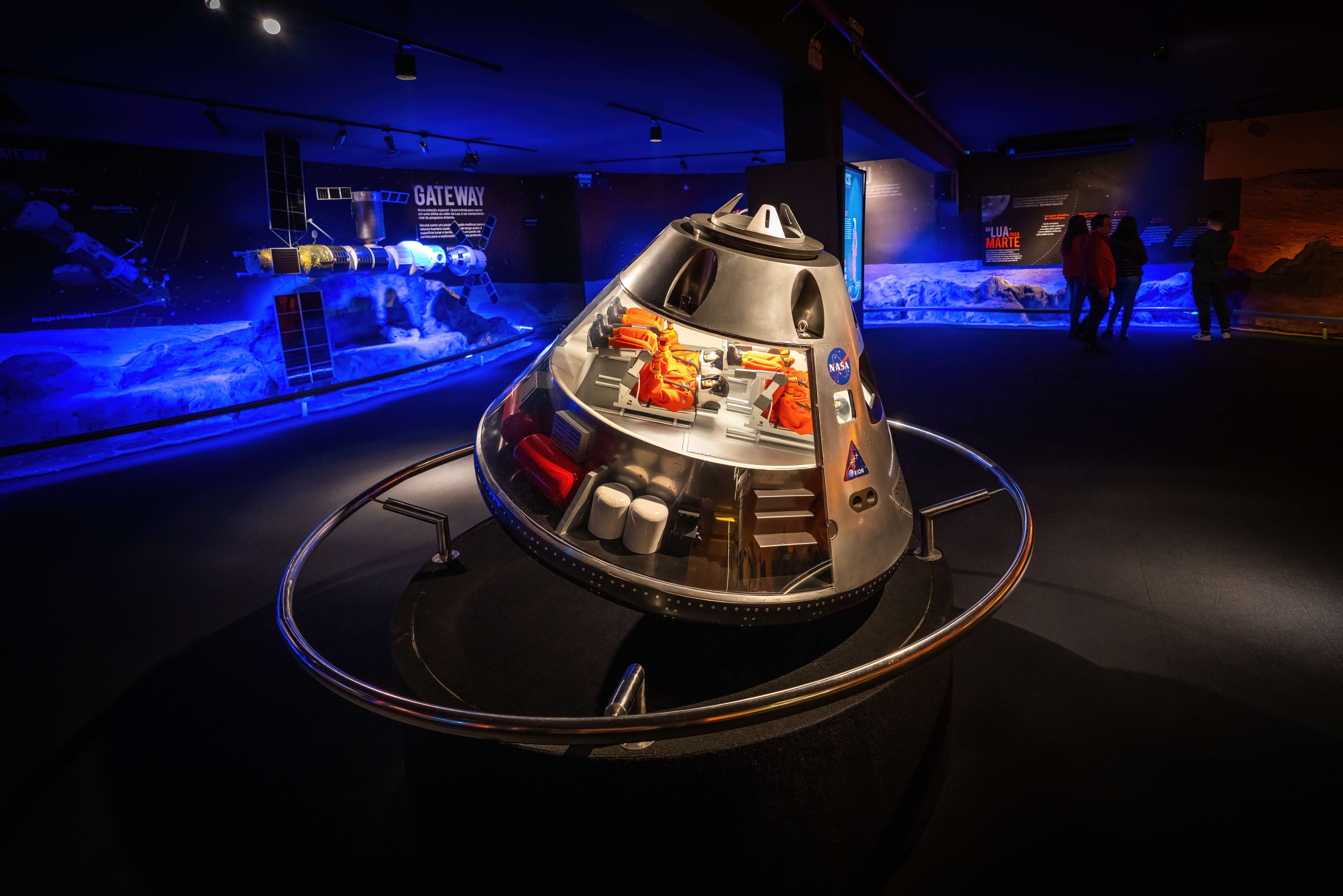 Canela, Brésil - 21 juin 2024 : Module Orion Crew (Capsule) - Programme Artemis à Space Adventure - Expérience NASA