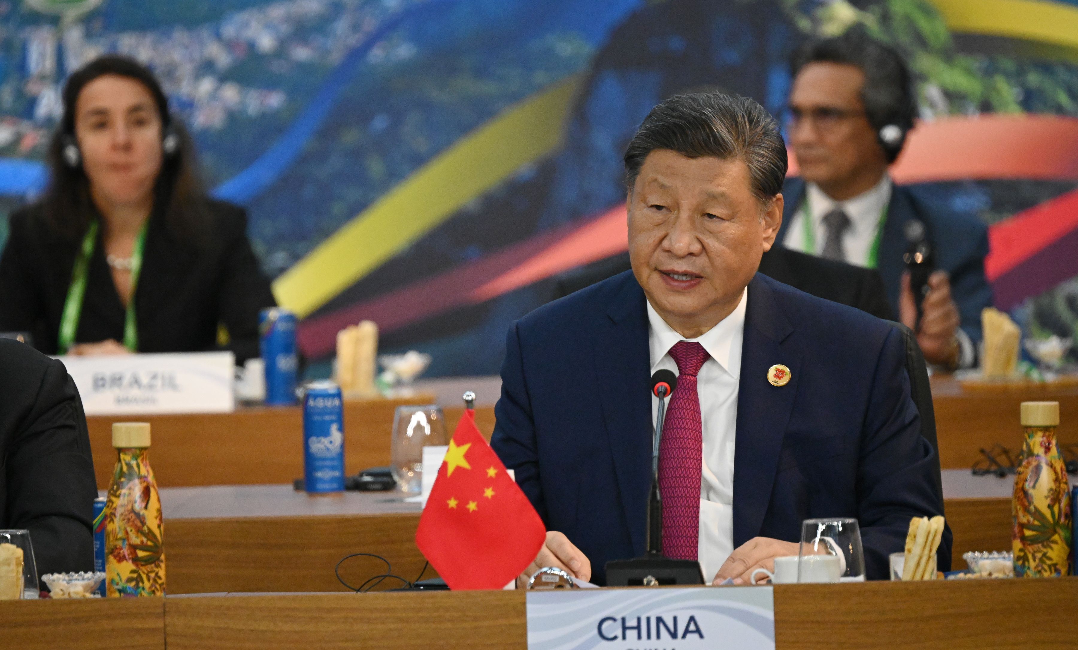 Xi Jinping lors du sommet du G20 à Rio de Janeiro, au Brésil, le 18 novembre 2024.