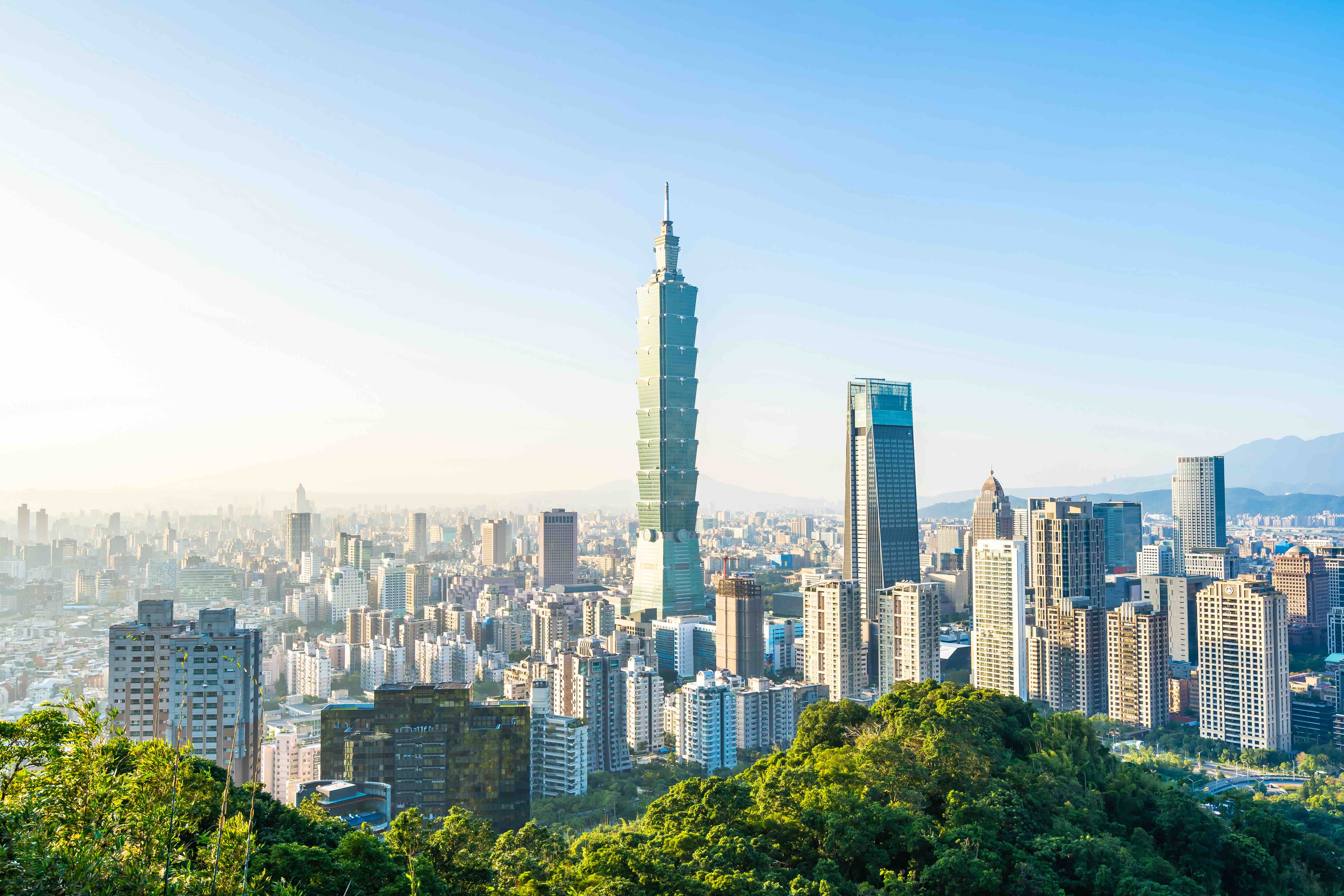 Paysage de Taipei, à Taiwan.