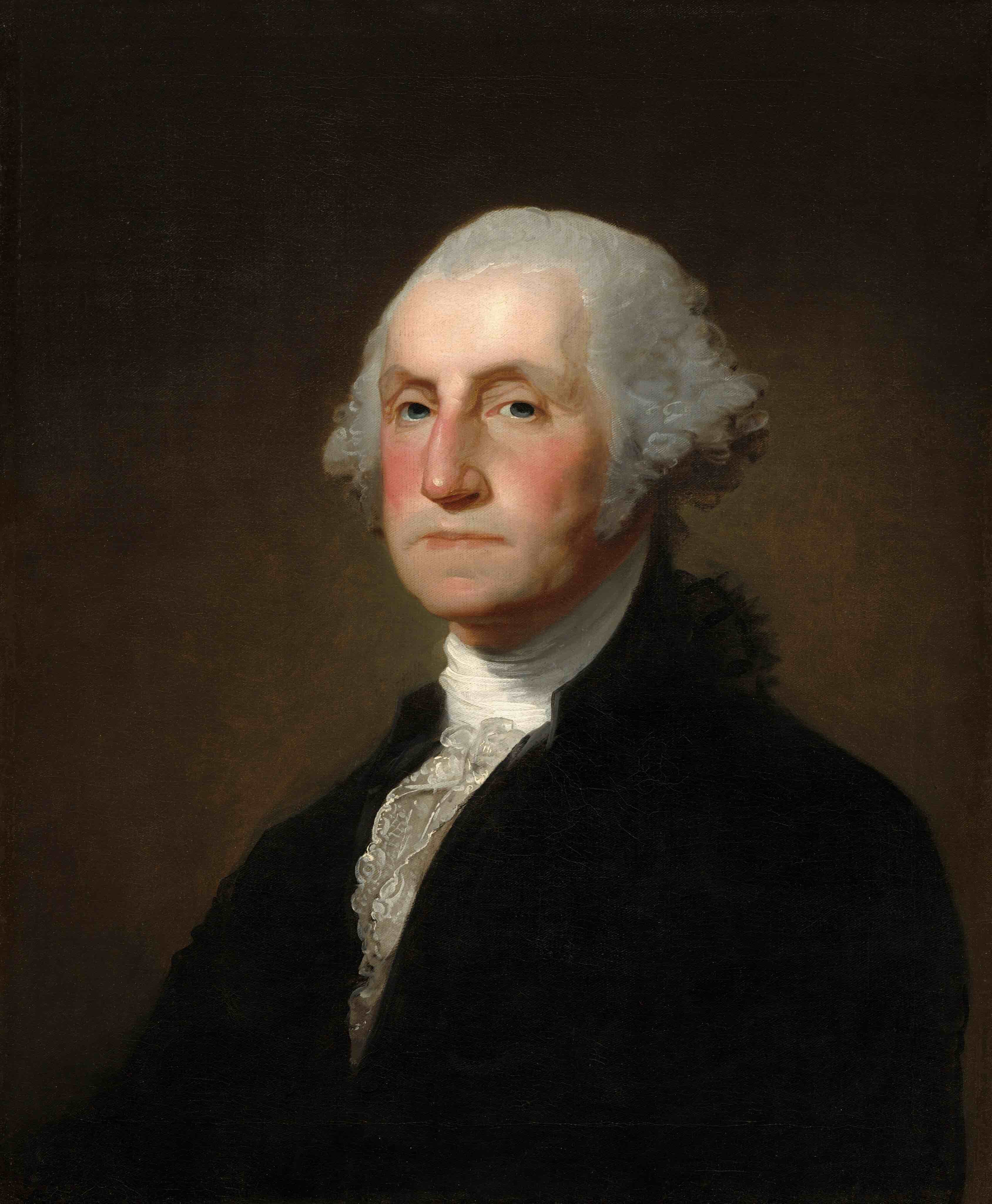 Portrait de George Washington par Gilbert Stuart (vers 1800)