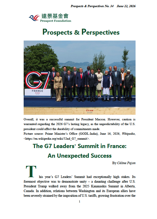 Prospect & Perspectives